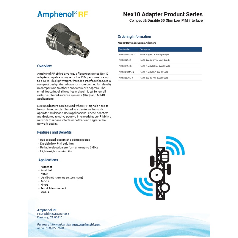172142 - N-Type Straight Crimp Plug RG-55 RG-142 RG-223 RG-400 50